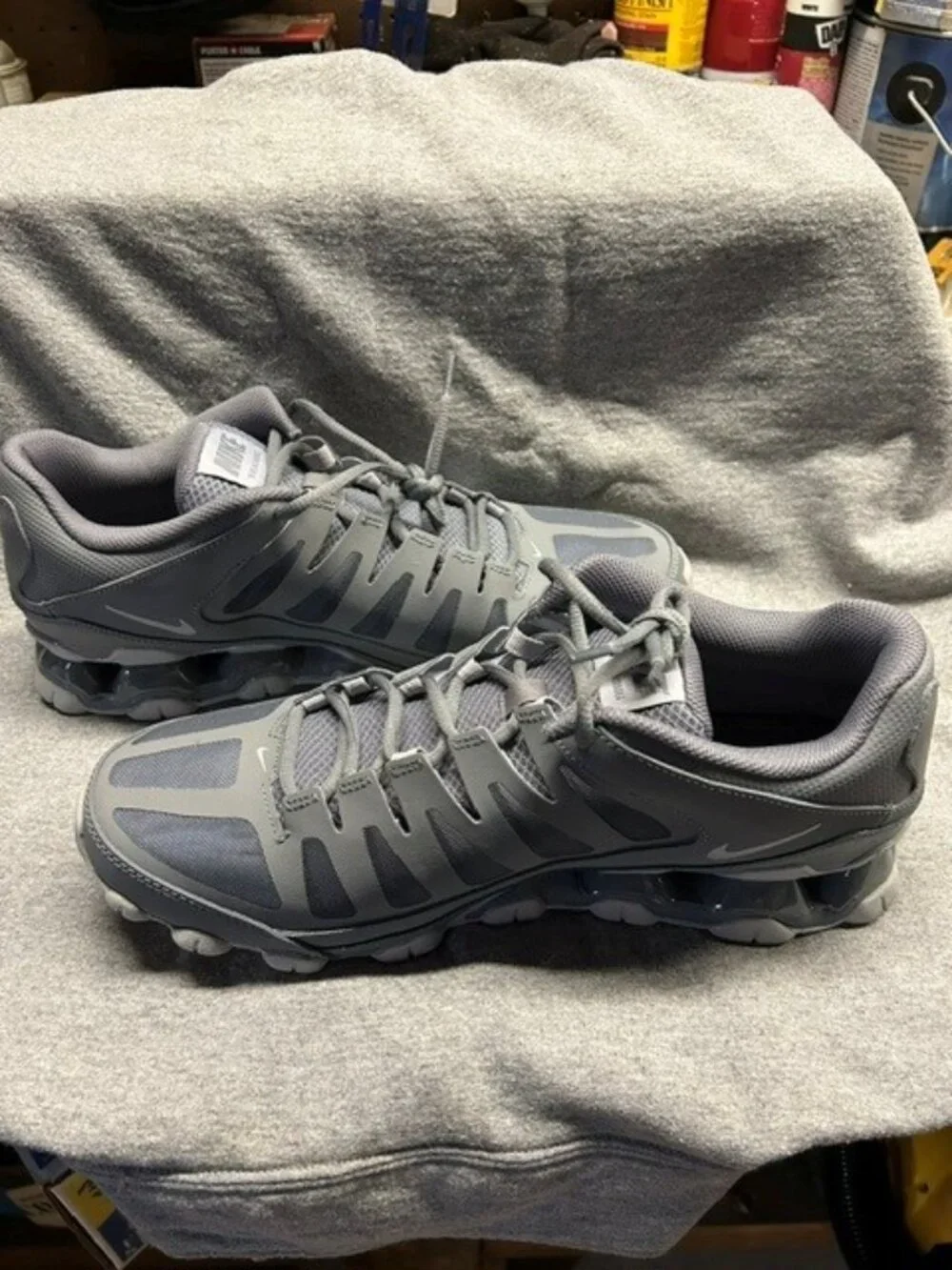 *NEW* NIKE REAX 8 TR MESH COOL GREY/WOLF GREY MENS SIZE 12 621716-010
